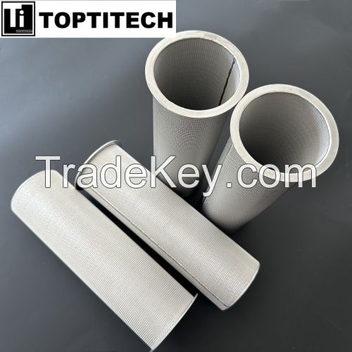 50um Sintered SUS316L Wire Mesh Filter Tube