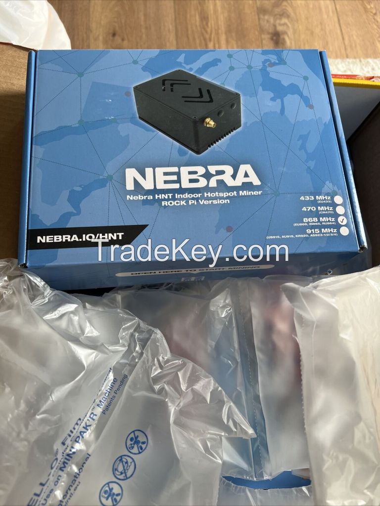 Brand New Nebra Helium Indoor Hotspot HNT Miner EU868, AU915, US915, AS923 MHZ