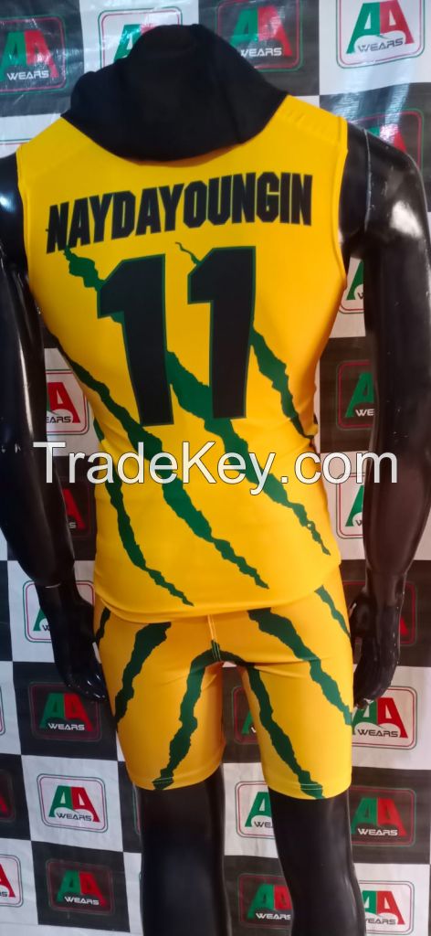 Sublimation Custom American Football Uniforms Youth Adults Custom Logo Player Name Socks Jersey Padded Pants Shorts