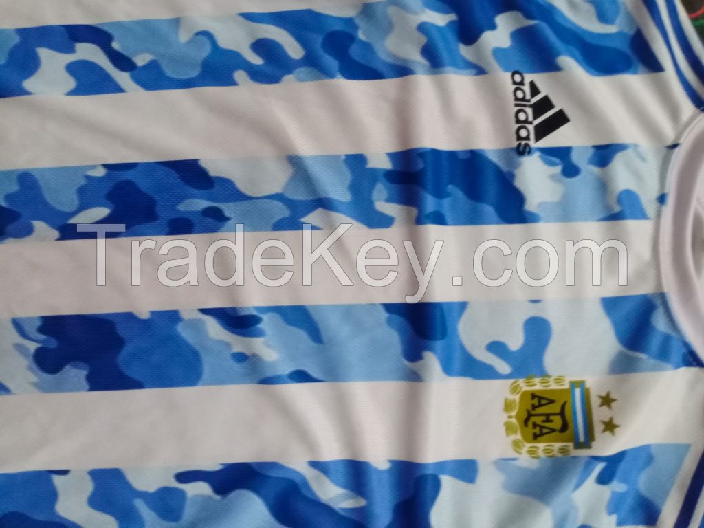 Kids argentina soccer uniform