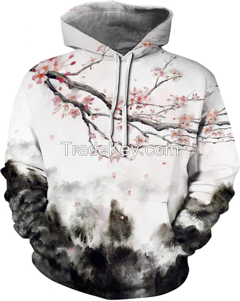 Hoodies made of fleece, sublimation printing