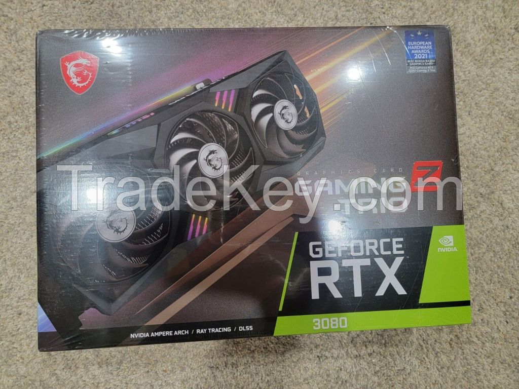 Msi Geforce Rtx 3080 Gaming Z Trio 10g Lhr Graphics Card Gpu Gddr6x