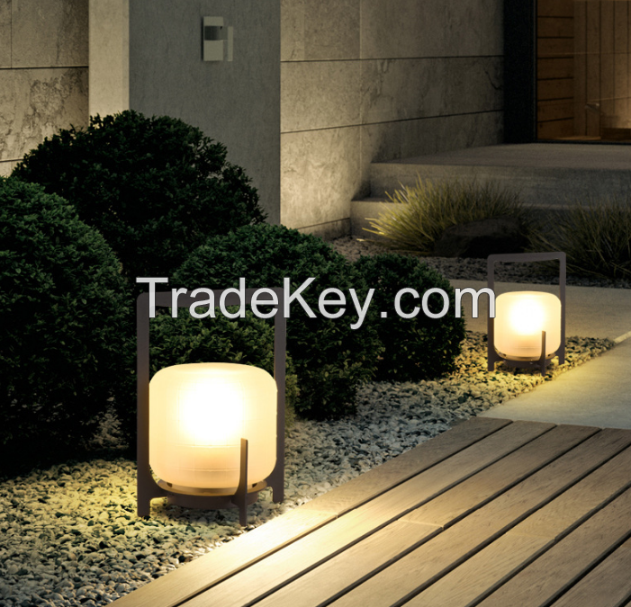 PSFT823b. Outdoor corridor solar energy D39x23 floor lights