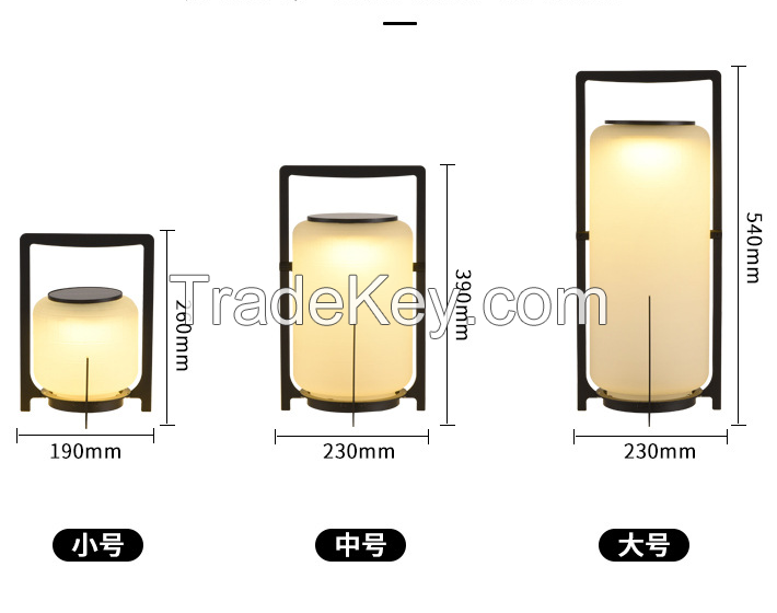 PSFT823b. Outdoor corridor solar energy D39x23 floor lights