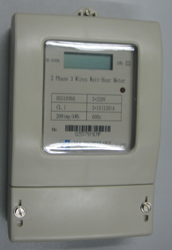 3phase 3wire watt-hour meter