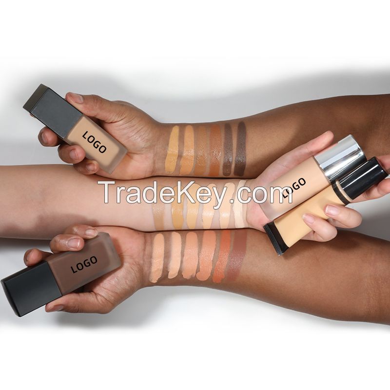 OCHAIN Wholesale Waterproof Full Cover Luxury Oil Free Makeup Private Label Liquid Foundation Hot sale products