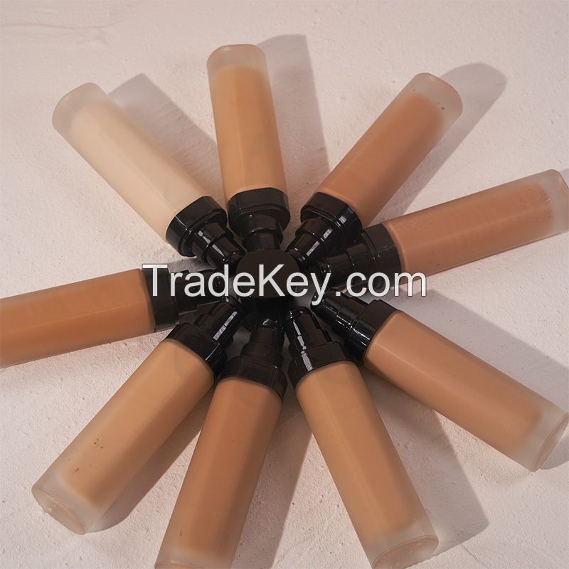 Cosmetics Custom Long Lasting Waterproof high coverage Foundation Face Makeup Liquid Private Label Foundation