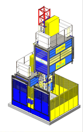 Spartan passenger and material hoist - SPM 150-150T LS and HS