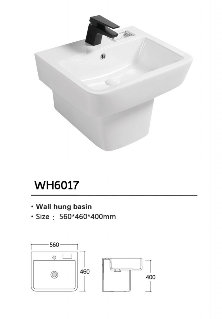 Wall hung Basin