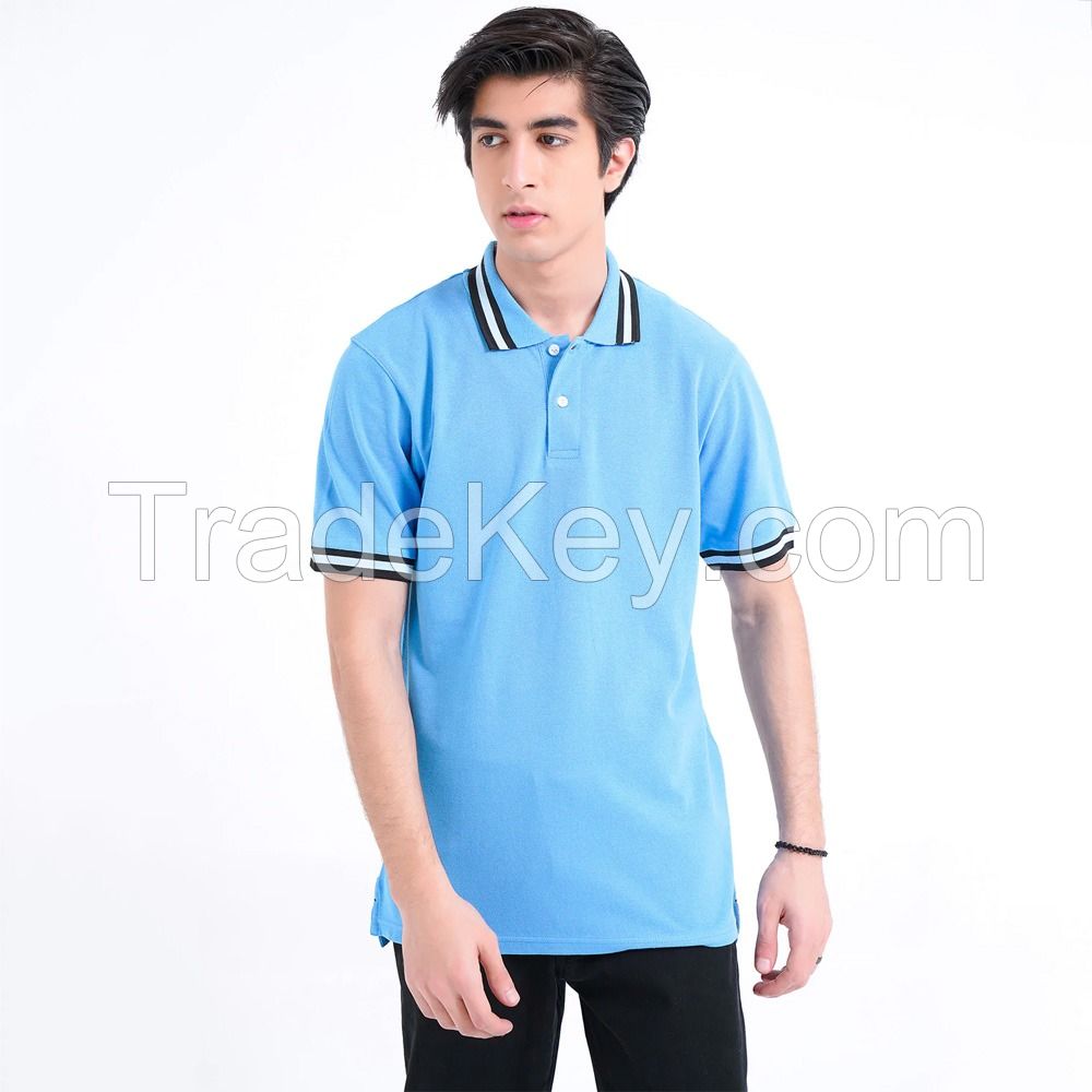 Wholesale 100% Cotton Short Sleeve Men&#039;s Polo Shirts Plain Golf Polo T-Shirts Custom Polo Shirt