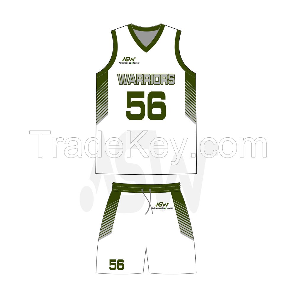 Wholesale New Blank Team Basket ball Jerseys & Shorts Full Set Basketball Uniform 