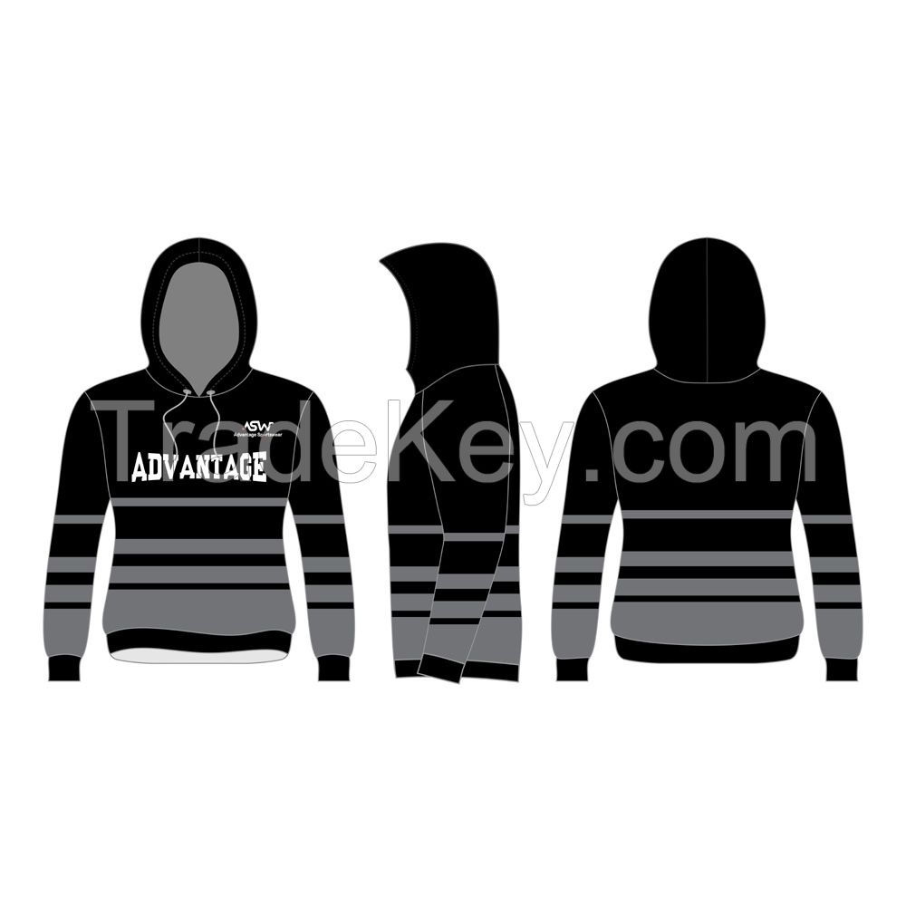 2022 High Quality Custom Logo Thick Unisex Hoodies Blank Pullover Oversized Men's Hoodies