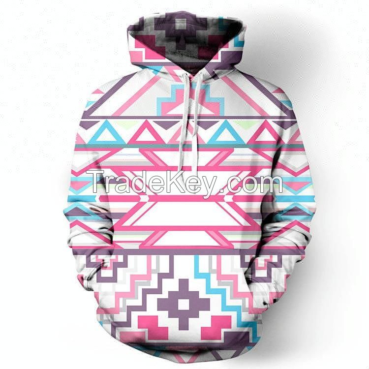 Lion printing top quality sublimation printing fleece hoodies