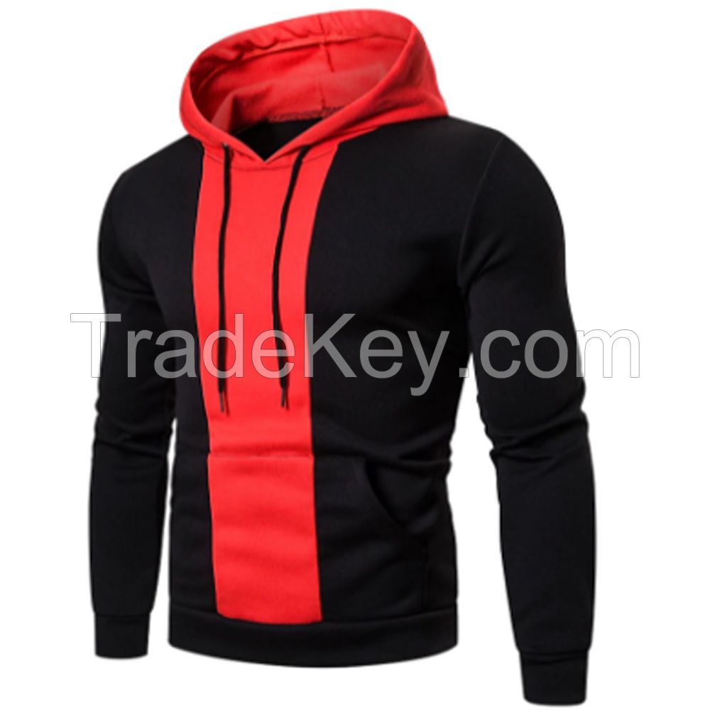 Plus Size Men's Slim Fit Hoodies Pullover Gym Hoodies Men Shirts Athletic Hoodies