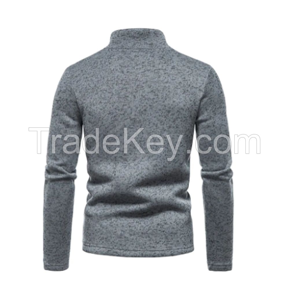 New Design Customize Logo Color Men Luxury Golf Hoodies Blank Mens Pocket Half Zipper Hoodies