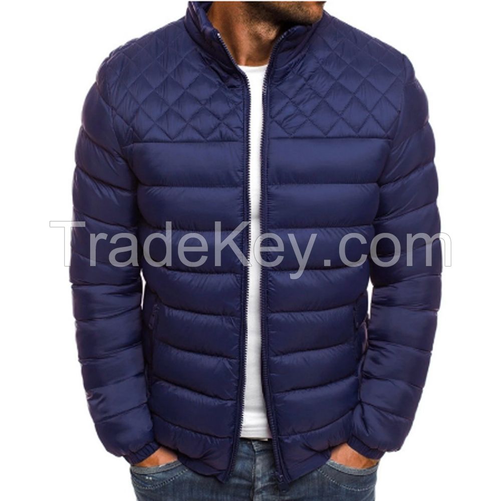 New Fashion Customized Winter Thick Casual Puffer Hiking Down Jackets For Men