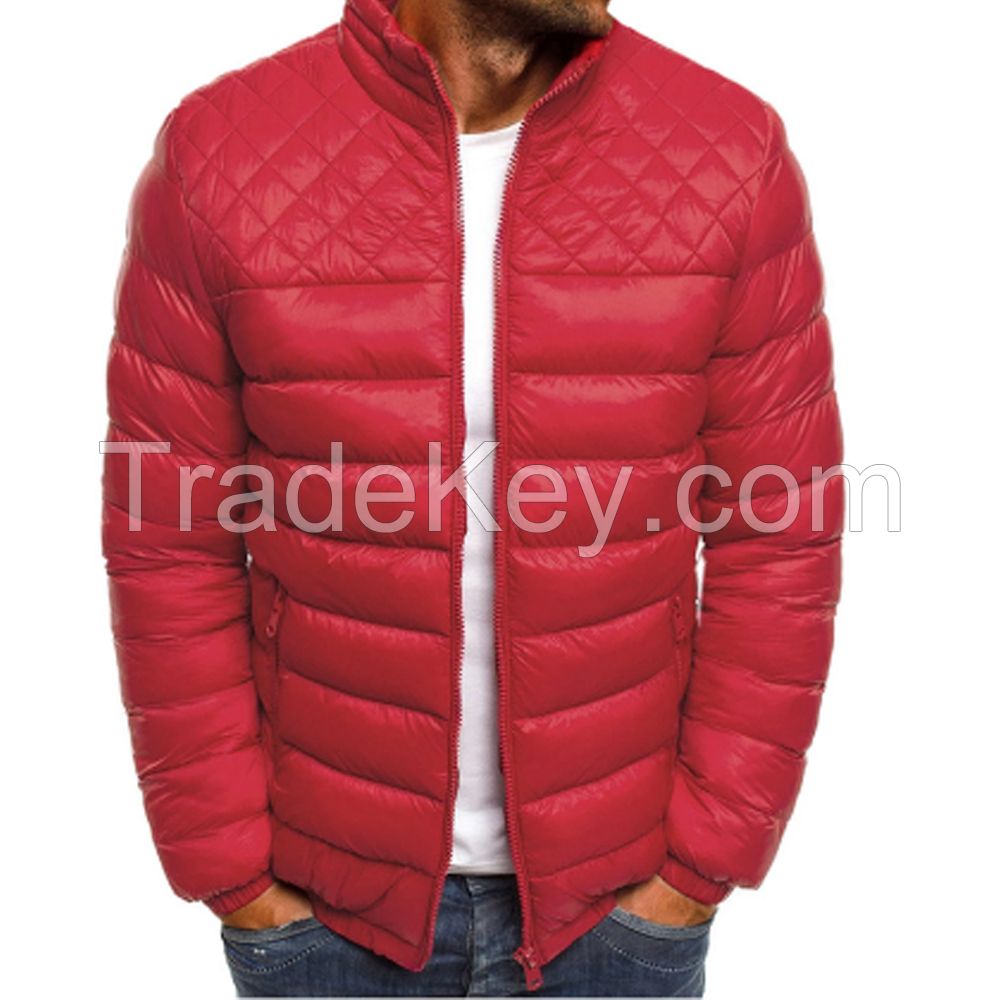 New Fashion Customized Winter Thick Casual Puffer Hiking Down Jackets For Men