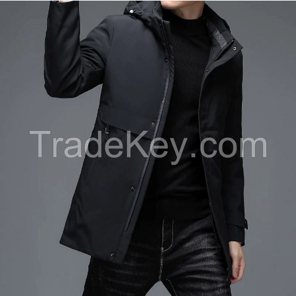 2023 Top Grade New Designer Brand Casual Fashion With Hood Winter Jacket Men Duck Down Windbreaker Puffer Coats Mens Clothing