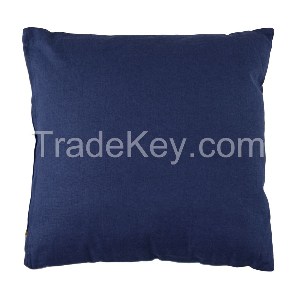 Cushion with an author&#039;s print, blue, collection Freak Fruit