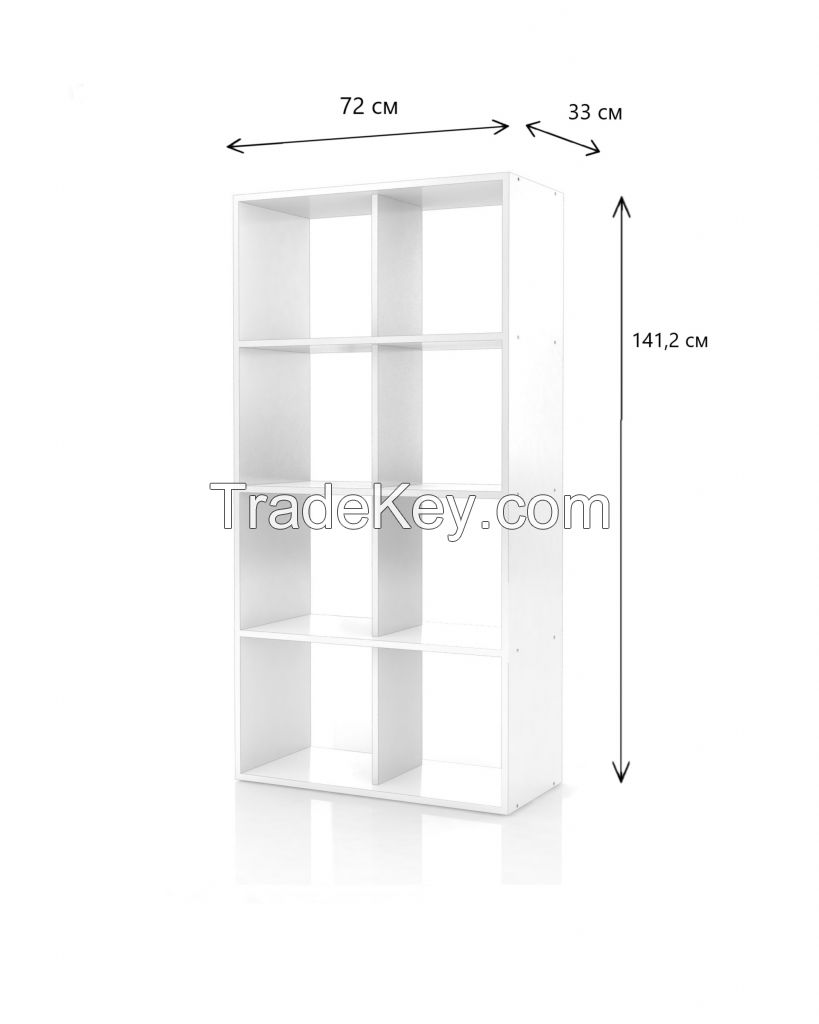 Storage rack for 8 cells