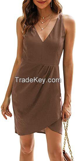 V neck tight party dress