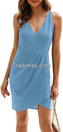 V neck tight party dress