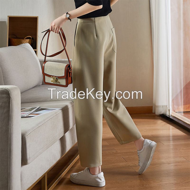 Casual nine cent big Harun pants Fashion balloon pants Women