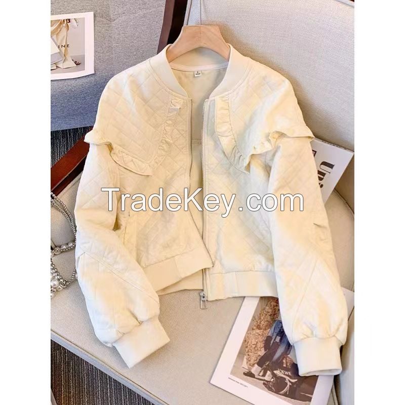 Small fragrant baseball jacket for women in spring and autumn