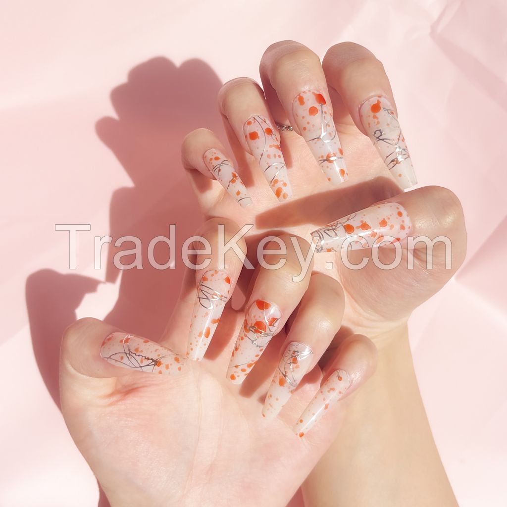 Same Model but Different Colors Long Ballerina Nail