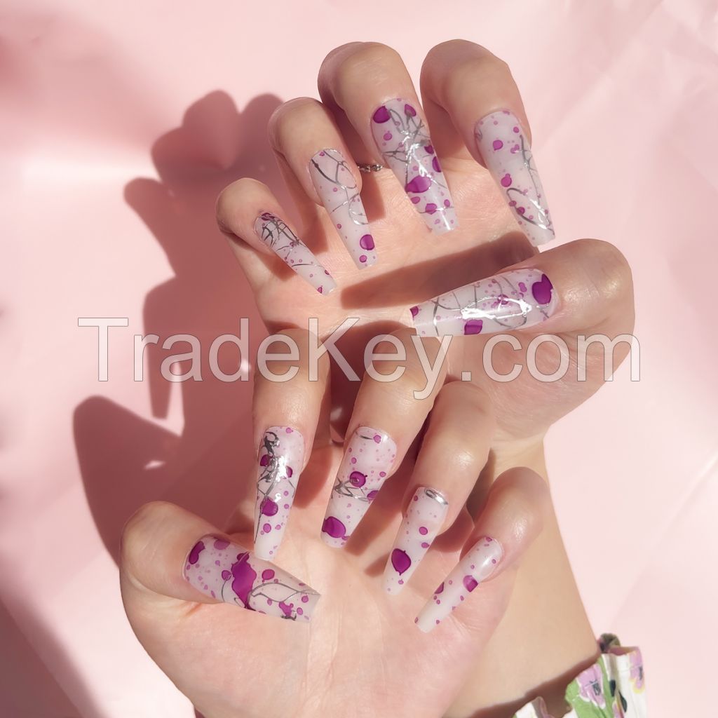 Same Model but Different Colors Long Ballerina Nail