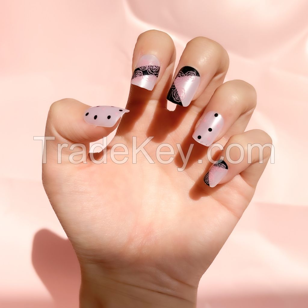 Ins Style short Round Nail