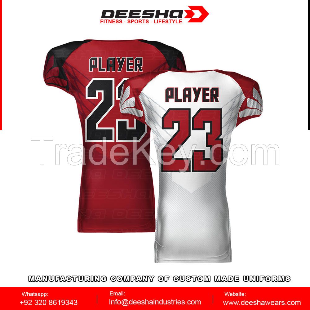 Sublimation American football Reversible jerseys panel