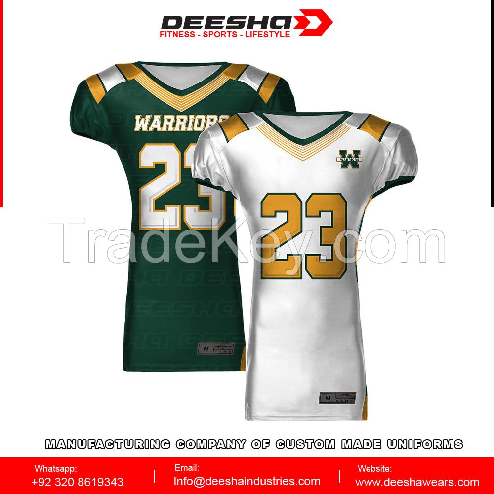 Sublimation American football Reversible jerseys panel