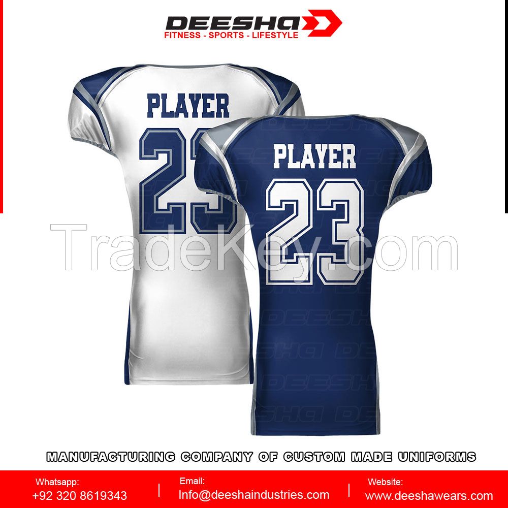 Sublimation American football Reversible jerseys panel