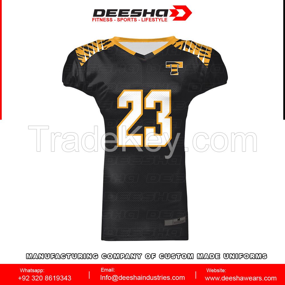 Sublimation American football Reversible jerseys panel