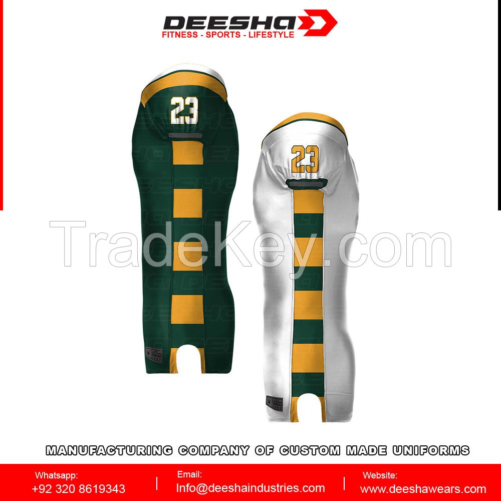 Sublimation American football Reversible jerseys panel