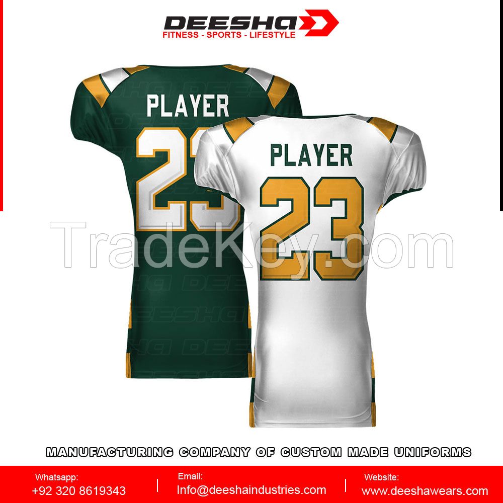 Sublimation American football Reversible jerseys panel