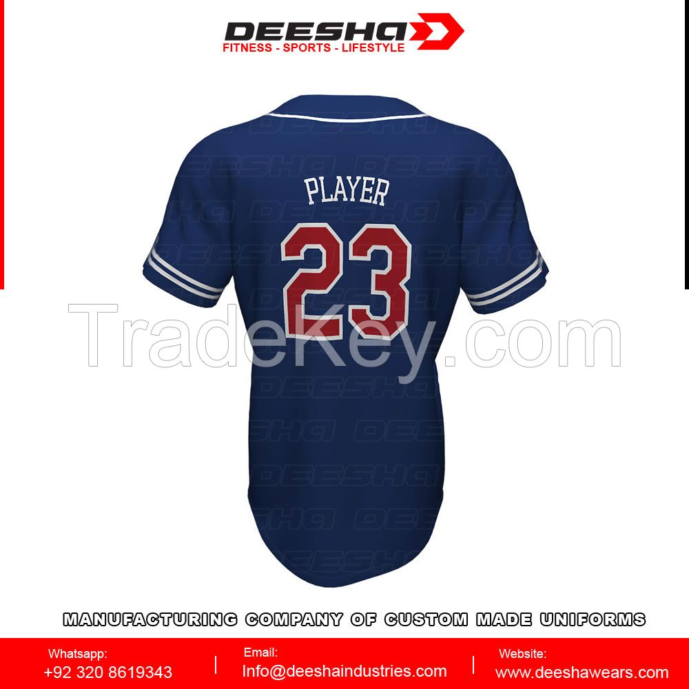 Baseball short sleeve Sublimated Jersey