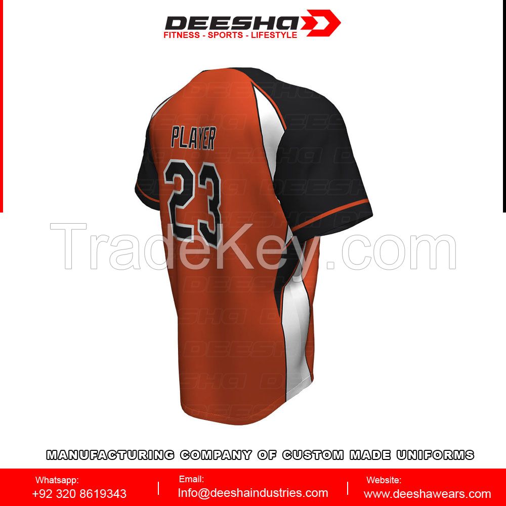 Baseball short sleeve Sublimated Jersey