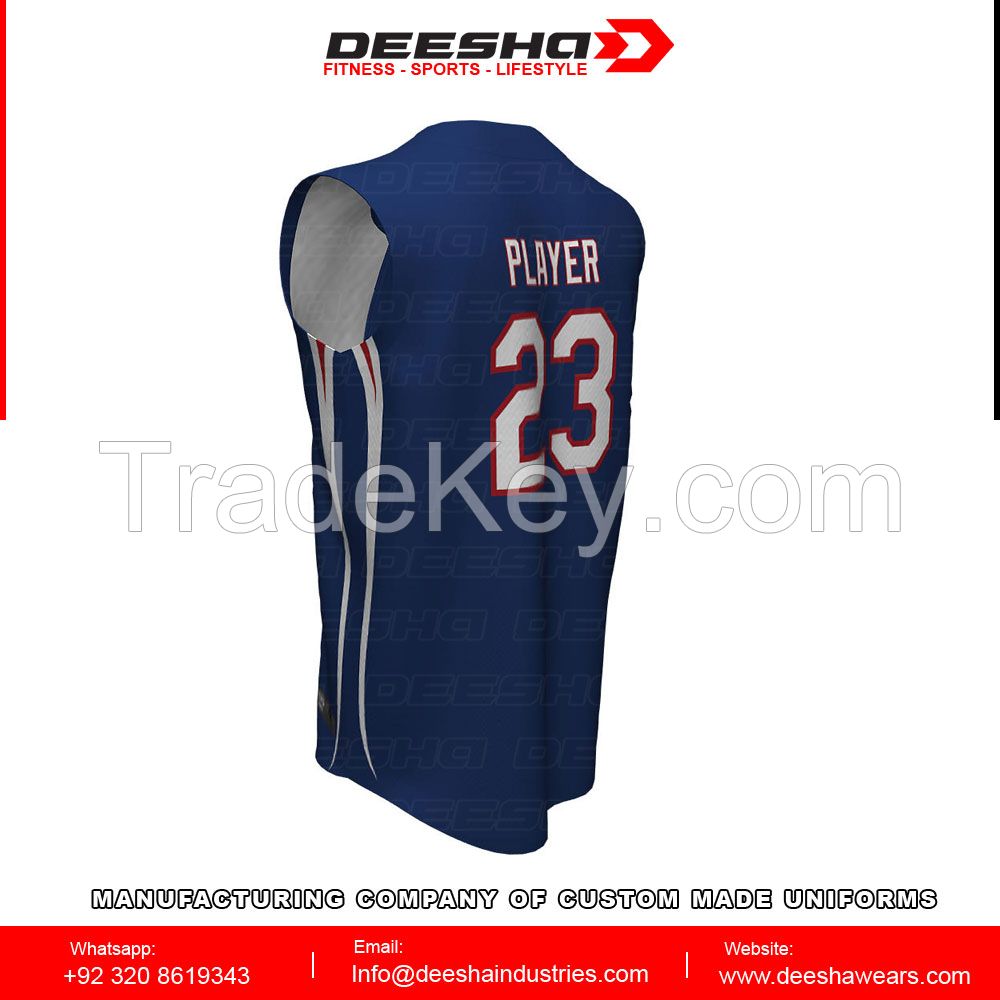 Sublimation baseball sleeveless jerseys