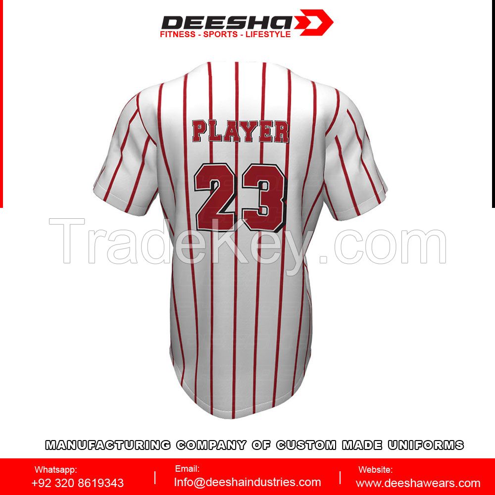 Baseball short sleeve Sublimated Jersey