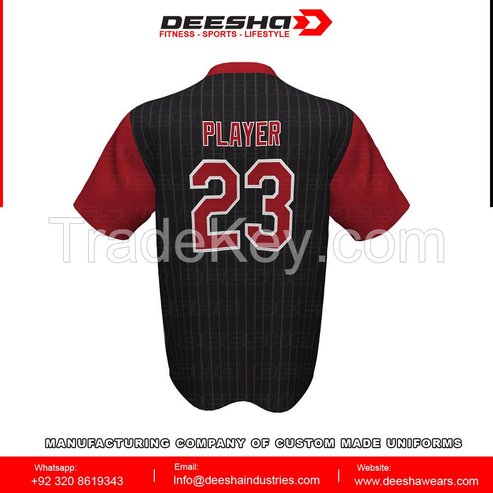 Baseball short sleeve Sublimated Jersey