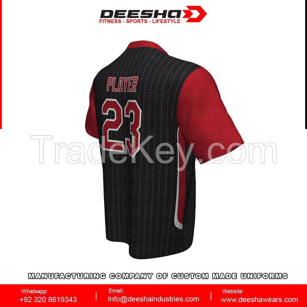 Baseball short sleeve Sublimated Jersey