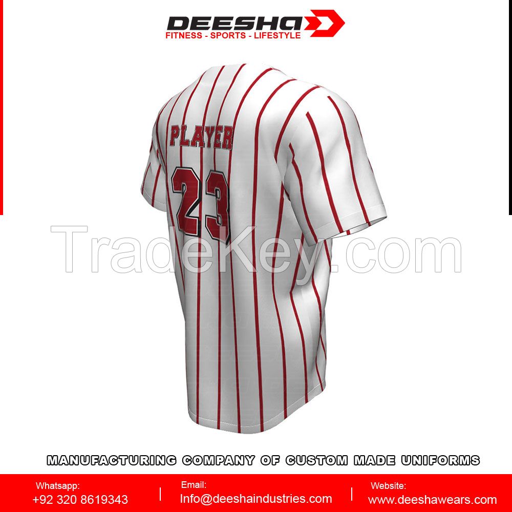 Baseball short sleeve Sublimated Jersey