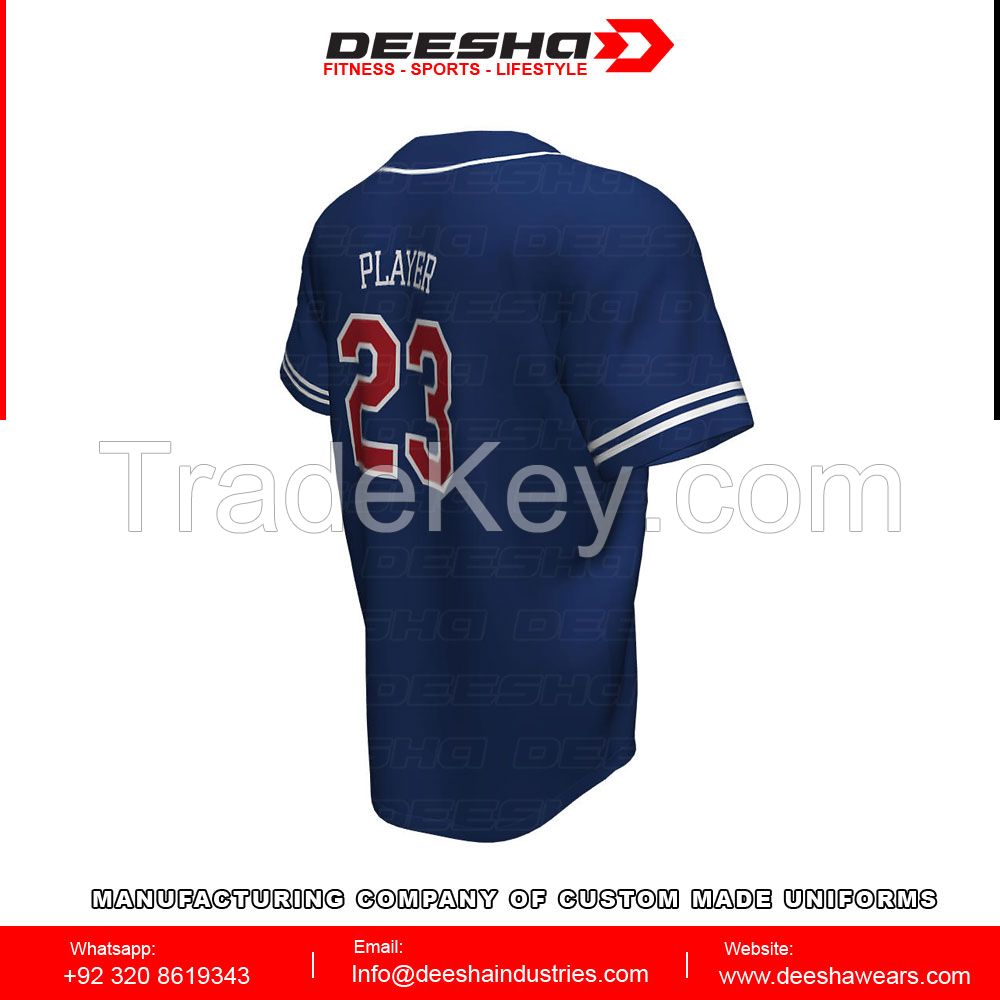 Baseball short sleeve Sublimated Jersey