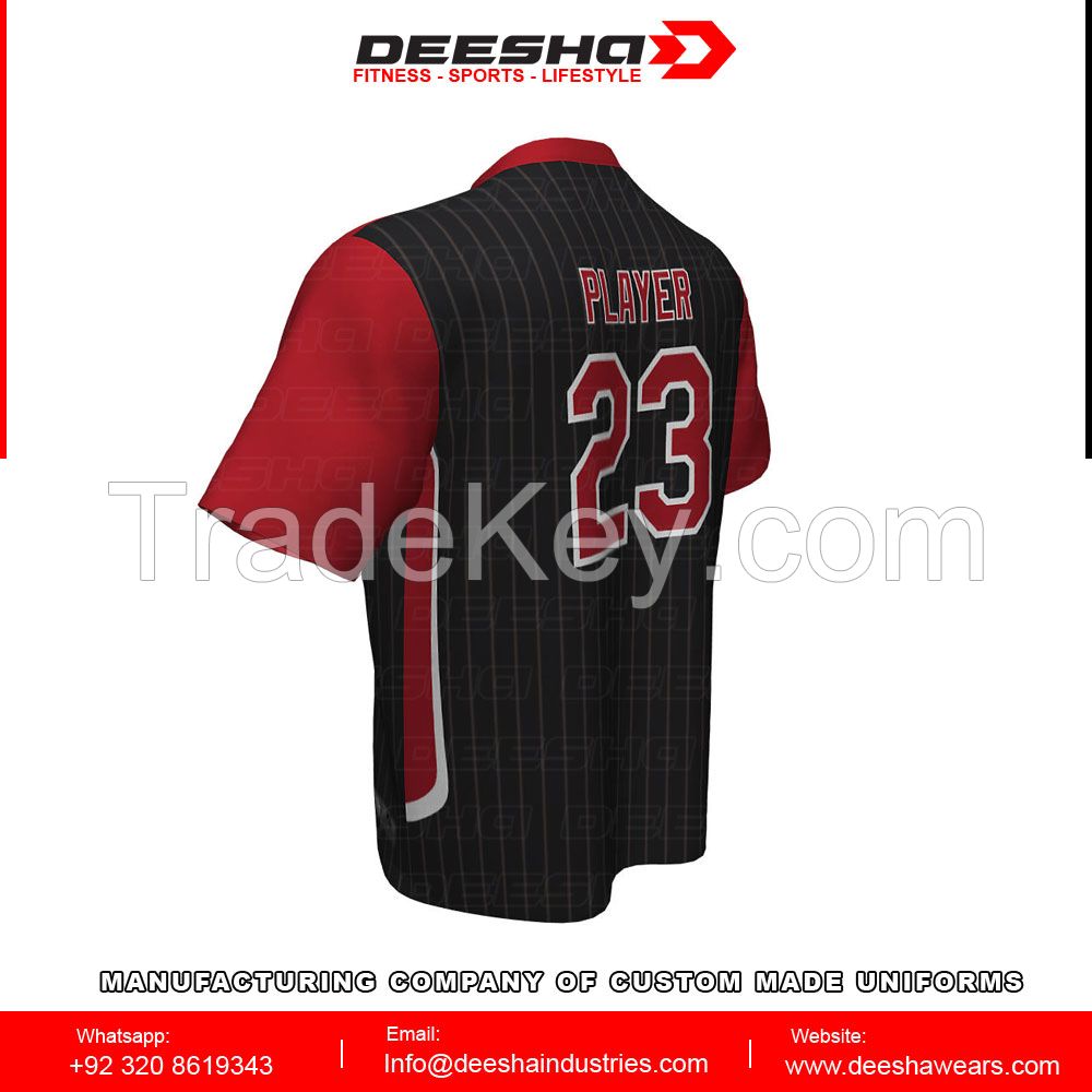 Baseball short sleeve Sublimated Jersey