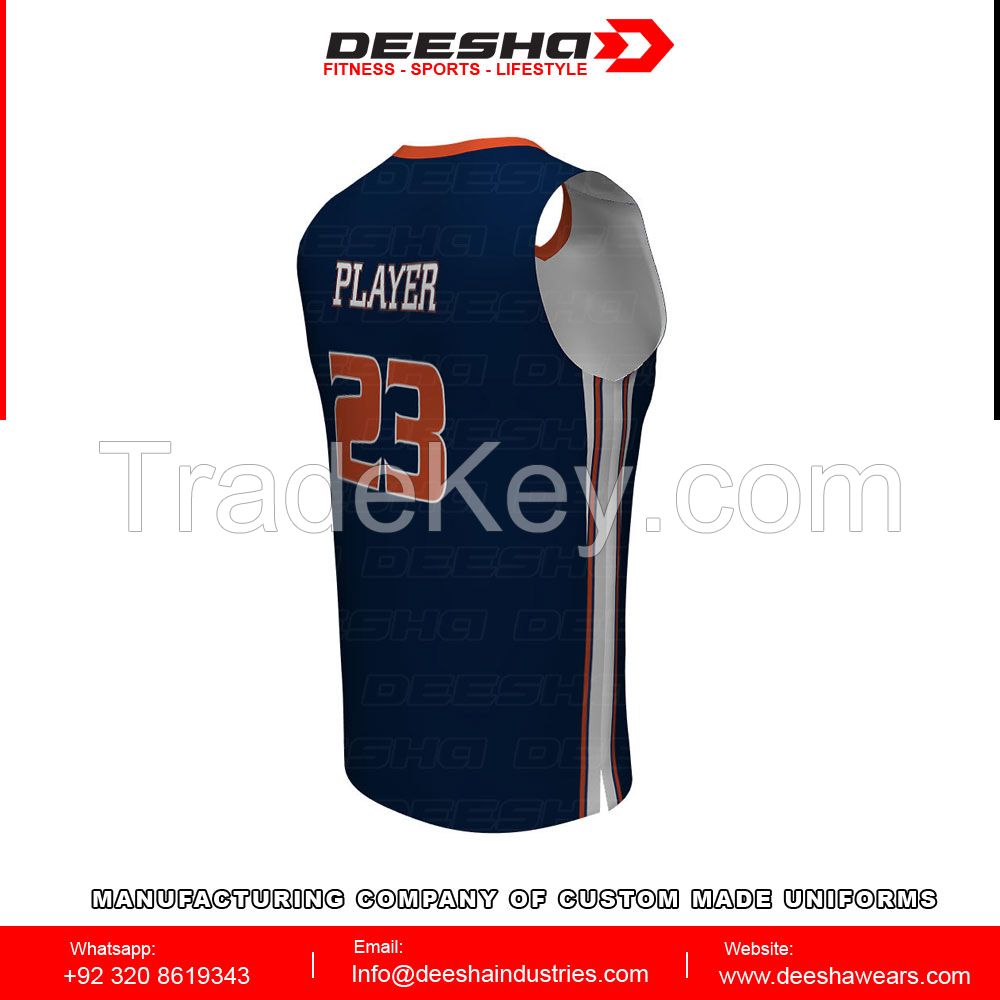 Sublimation basketball jerseys for men