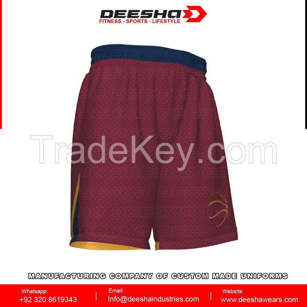 Sublimation basketball shorts