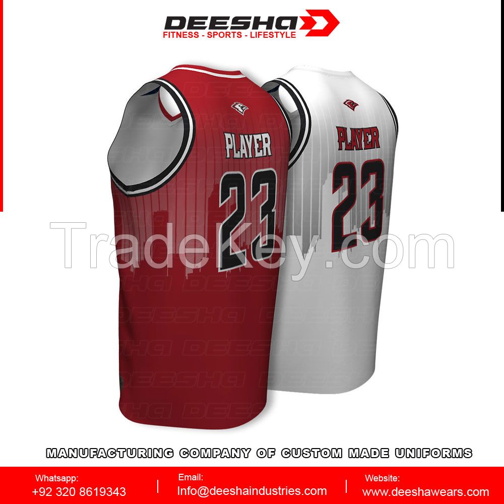 Sublimation basketball jerseys for men