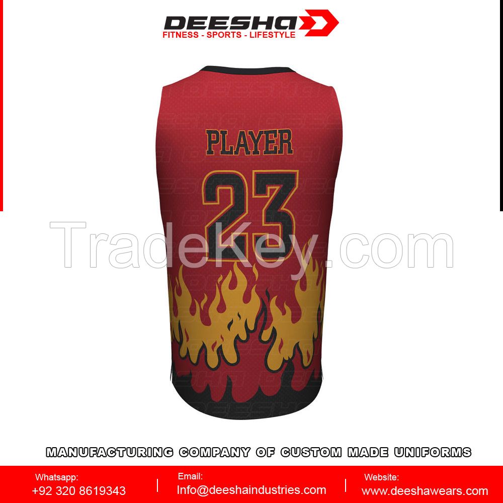 Sublimation basketball jerseys for men